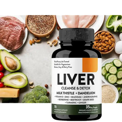 Capsules Détox Foie Naturelles – Liver Cleanse & Detox Premium
