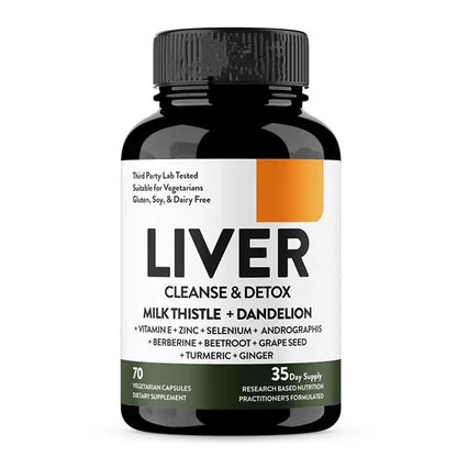 Capsules Détox Foie Naturelles – Liver Cleanse & Detox Premium