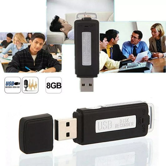 Clé USB Enregistreur Vocal Numérique 8 Go – Discrète & Haute Qualité